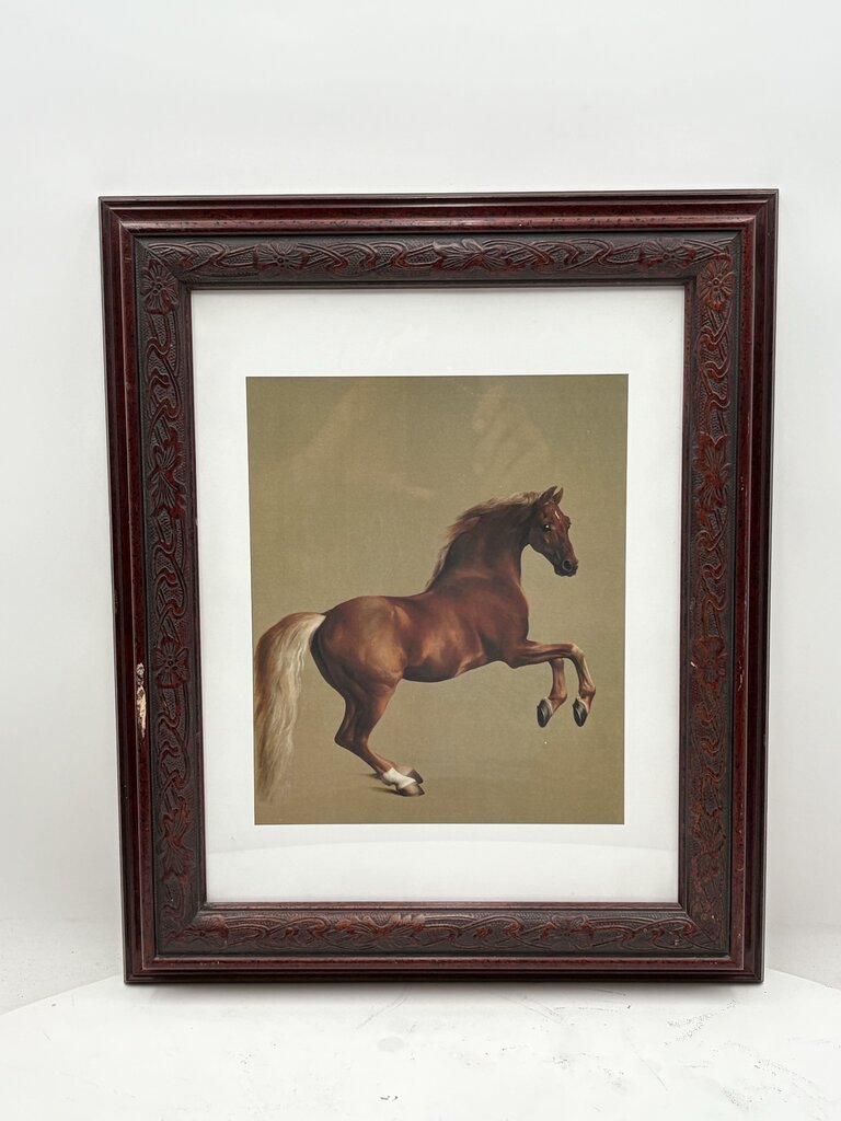 George Stubbs "Whistlejacket" 18th C. Arabian Race Horse Print