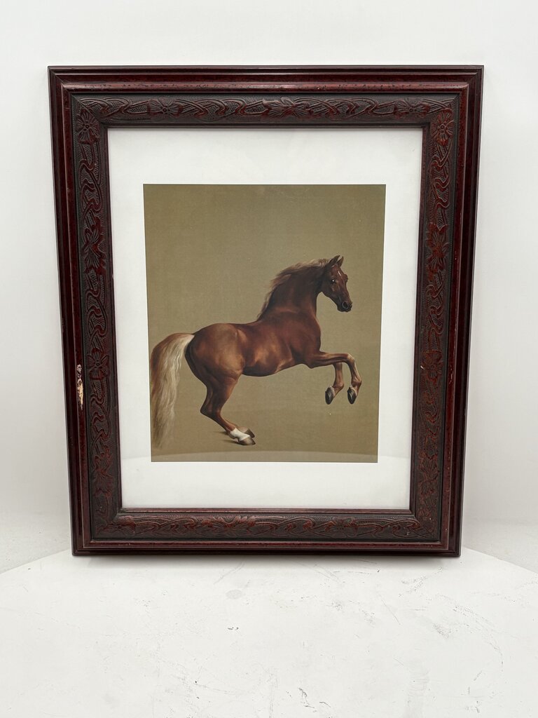 George Stubbs "Whistlejacket" 18th C. Arabian Race Horse Print