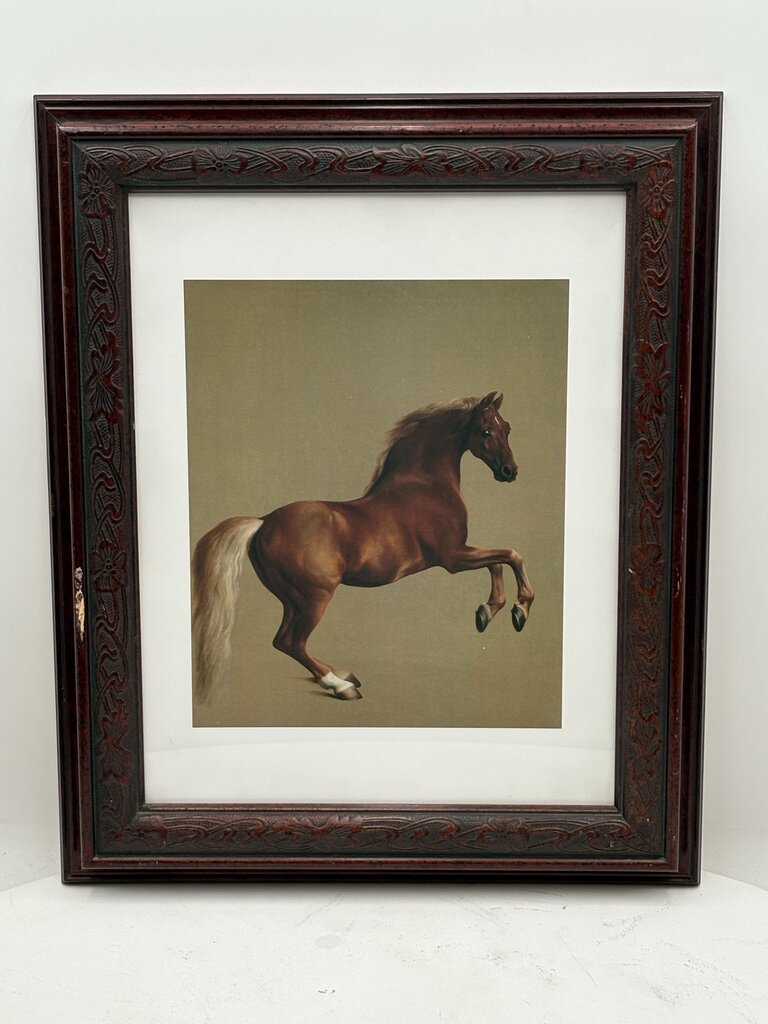 George Stubbs "Whistlejacket" 18th C. Arabian Race Horse Print
