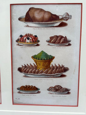 19th C. Mrs. Beeton's Cookery Book Pages "Pt. 11 & Pl. IV" 1861