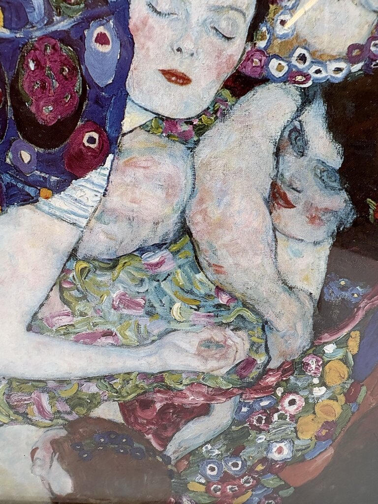 Gustav Klimt "The Maiden" 1913 Open Edition Litho.