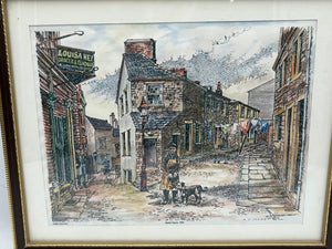 A.P. Jones Print "Baptist Square 1898" for Keighley News Series Copy