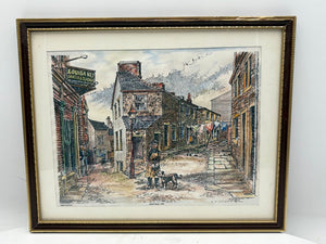 A.P. Jones Print "Baptist Square 1898" for Keighley News Series Copy