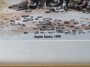A.P. Jones Print "Baptist Square 1898" for Keighley News Series Copy
