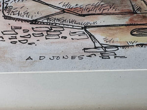 A.P. Jones Print "Baptist Square 1898" for Keighley News Series Copy