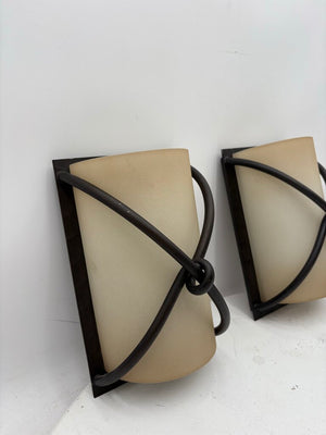 Minka Lavery Aspen II Distressed Bronze Wall Sconce (PAIR)