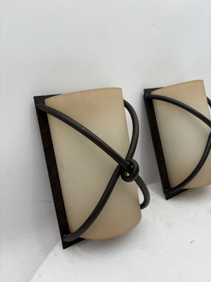 Minka Lavery Aspen II Distressed Bronze Wall Sconce (PAIR)
