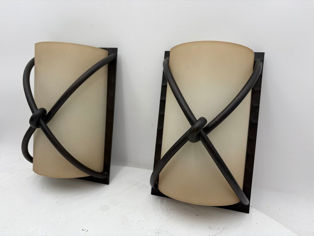 Minka Lavery Aspen II Distressed Bronze Wall Sconce (PAIR)