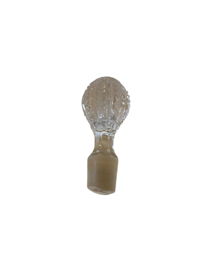 Duncan & Miller "Mardi Gras" Pressed Glass Decanter