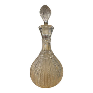 Duncan & Miller "Mardi Gras" Pressed Glass Decanter