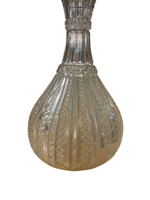 Duncan & Miller "Mardi Gras" Pressed Glass Decanter