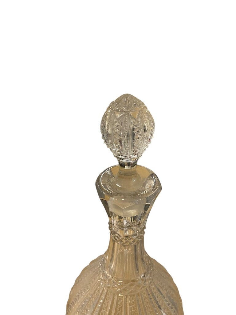 Duncan & Miller "Mardi Gras" Pressed Glass Decanter