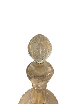 Duncan & Miller "Mardi Gras" Pressed Glass Decanter