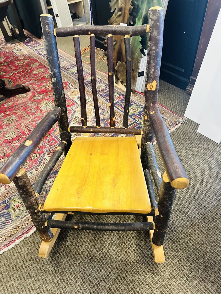 Branch Log Rocking Chair