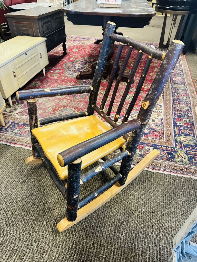 Branch Log Rocking Chair