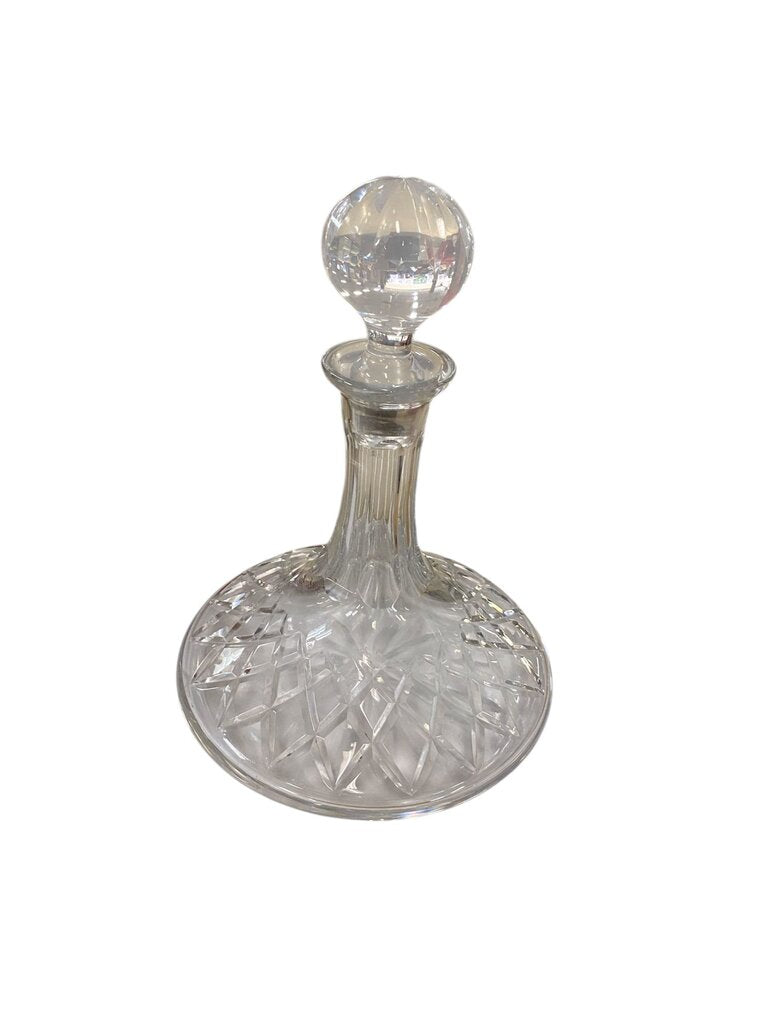 Cut Glass Ship's Decanter (minor damage to stopper)