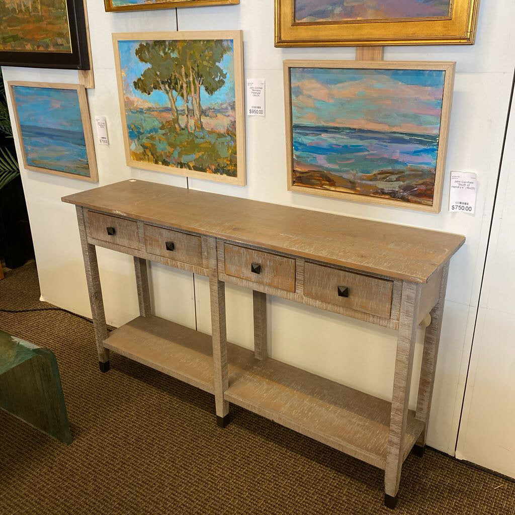 Console Table w/ 4 Drawers 59x13x34