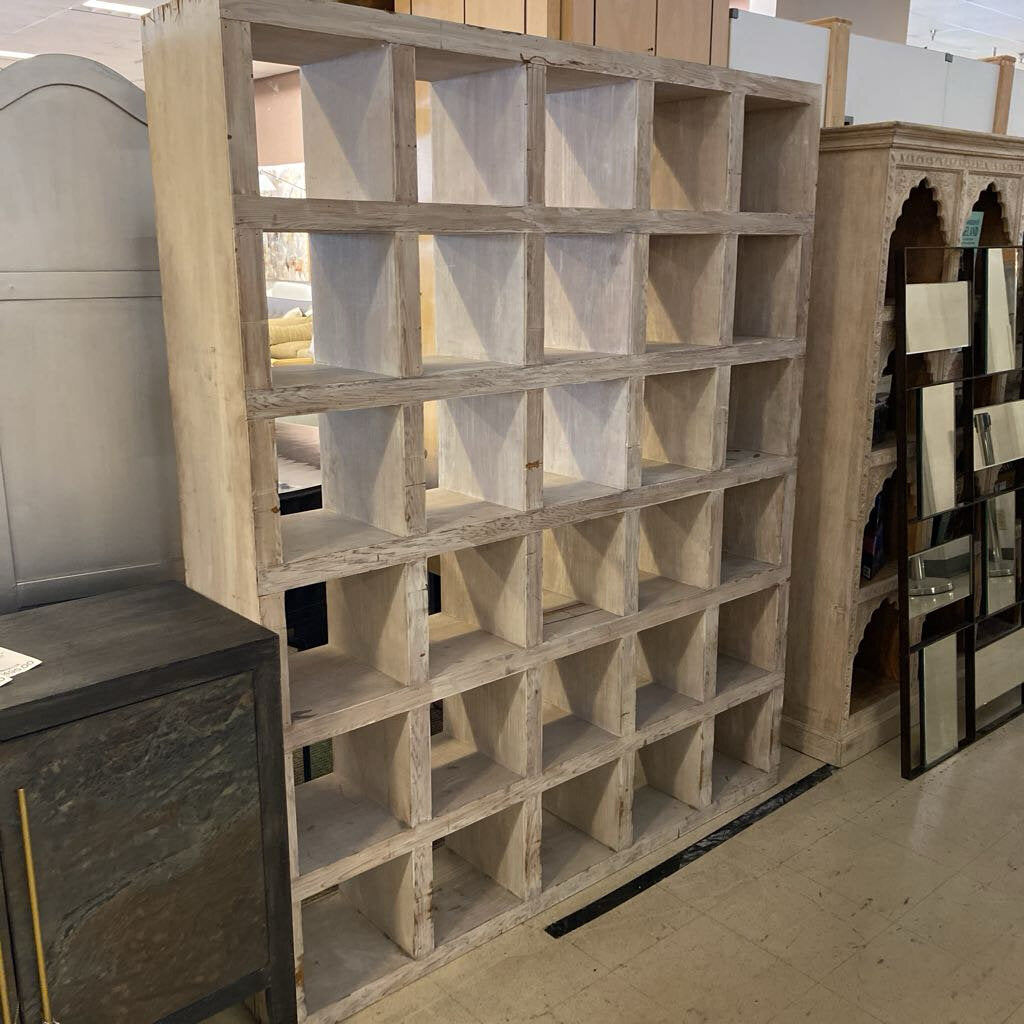 Standing Wooden Shelf Unit 62x12x75