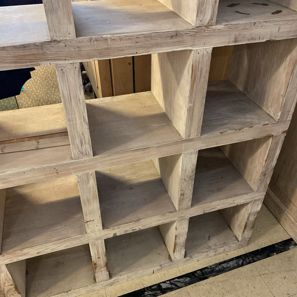 Standing Wooden Shelf Unit 62x12x75