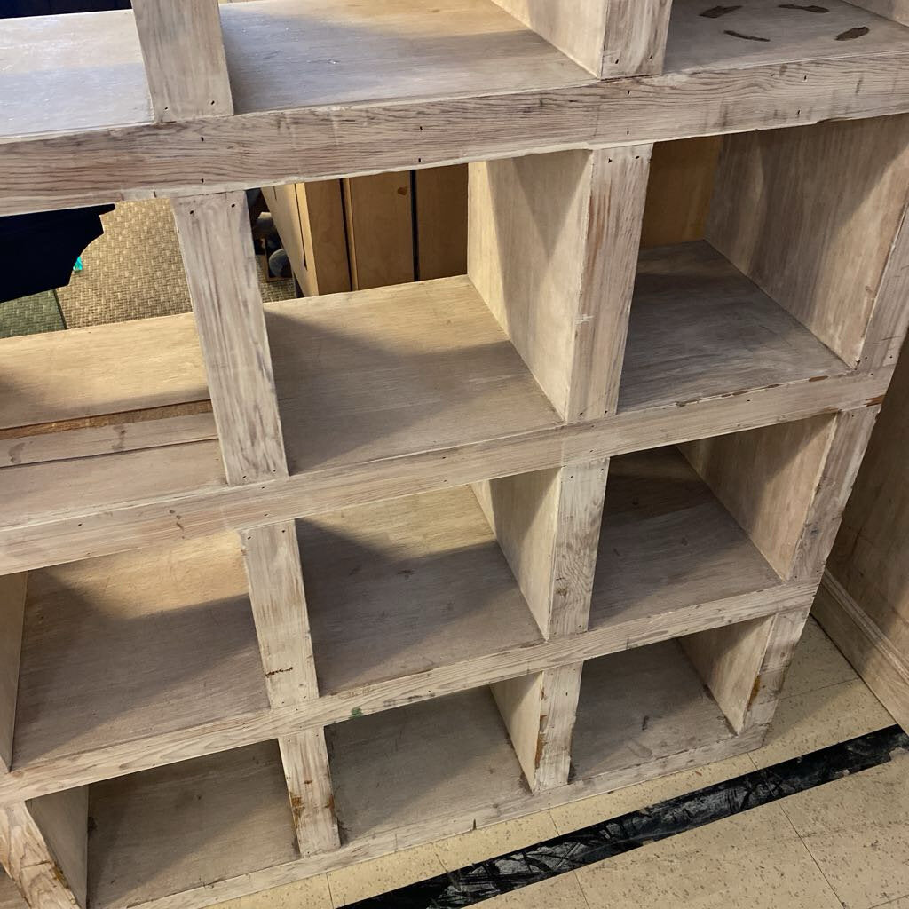 Standing Wooden Shelf Unit 62x12x75