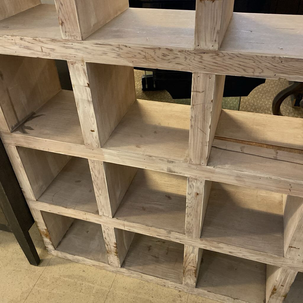 Standing Wooden Shelf Unit 62x12x75