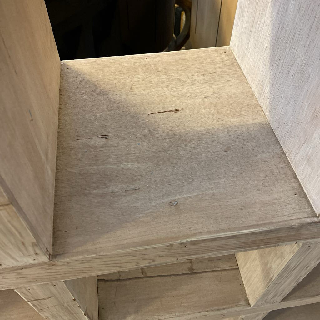 Standing Wooden Shelf Unit 62x12x75