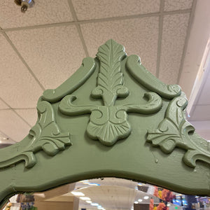 Sage Green Hall Tree w/ Mirror & Storage Seat 24x16x83