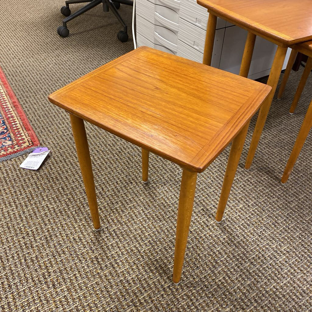 Mid Century Teak Nesting Tables (Set of 3)