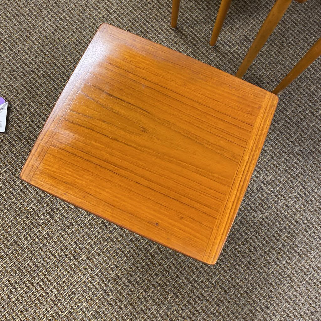 Mid Century Teak Nesting Tables (Set of 3)
