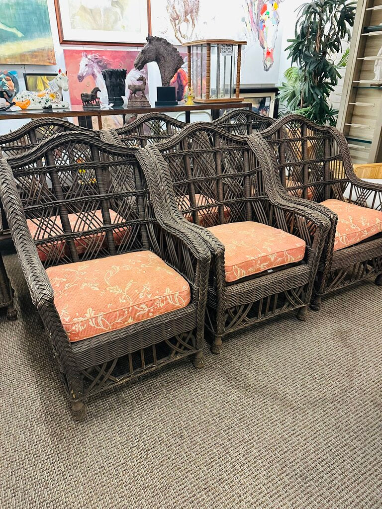 Carolina Wicker Chair Orig $1100