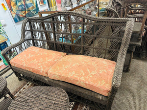 Carolina Wicker Sofa Orig $2000 (68" W)