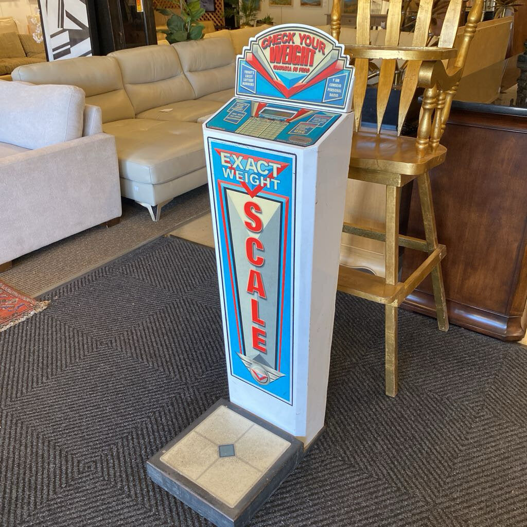 Vintage Weight Scale 15x9x54