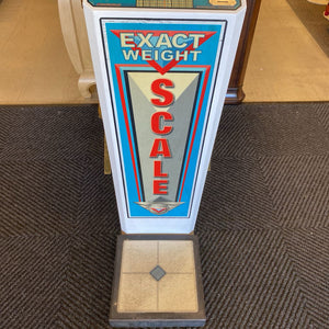 Vintage Weight Scale 15x9x54