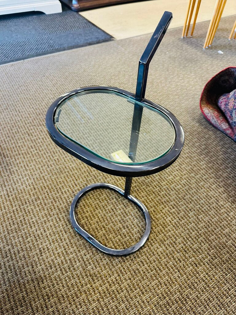 Allan Andrew Oval Stainless Steel Drink Table