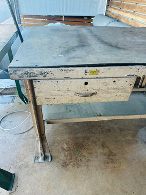 Metal Work Bench Table 96x36x34