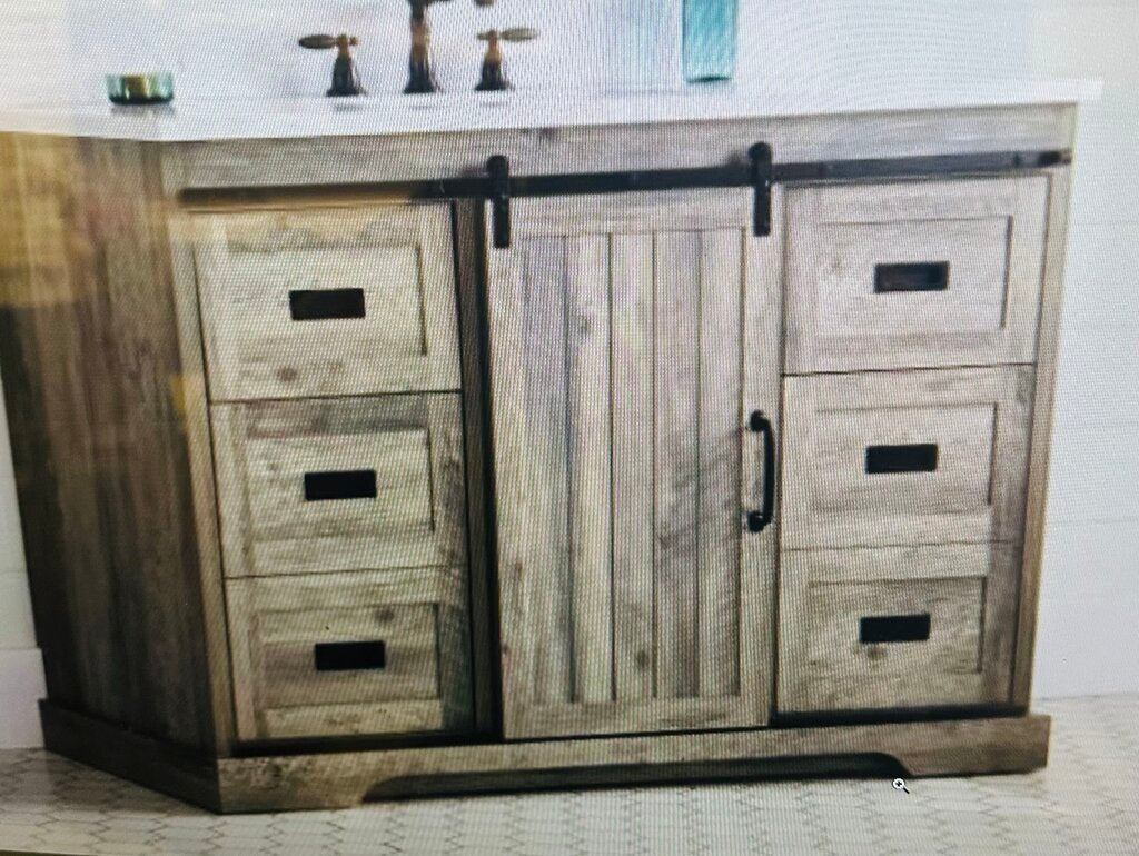 Clayton 48" Single Bathroom Vanity With Top 34 X 48 X 22