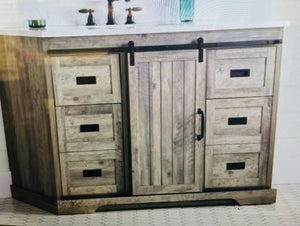 Clayton 48" Single Bathroom Vanity With Top 34 X 48 X 22