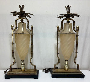 Uttermost Hollywood Regency Anana Pineapple Table Lamp (PAIR)