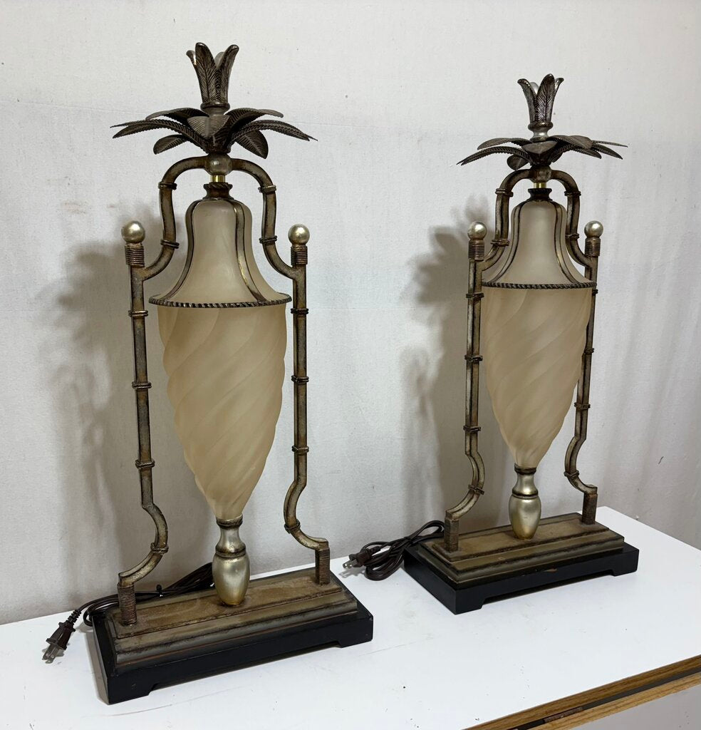Uttermost Hollywood Regency Anana Pineapple Table Lamp (PAIR)