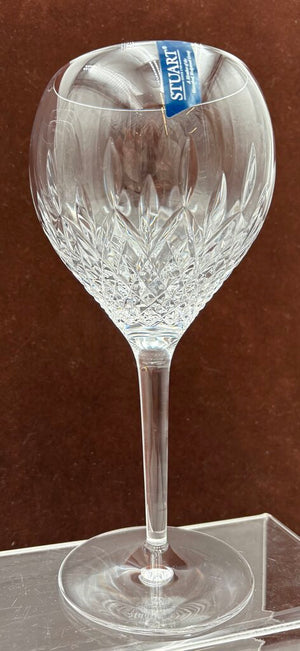 Stuart Crystal Manhattan Claret Balloon Goblet 8.75" (PAIR)