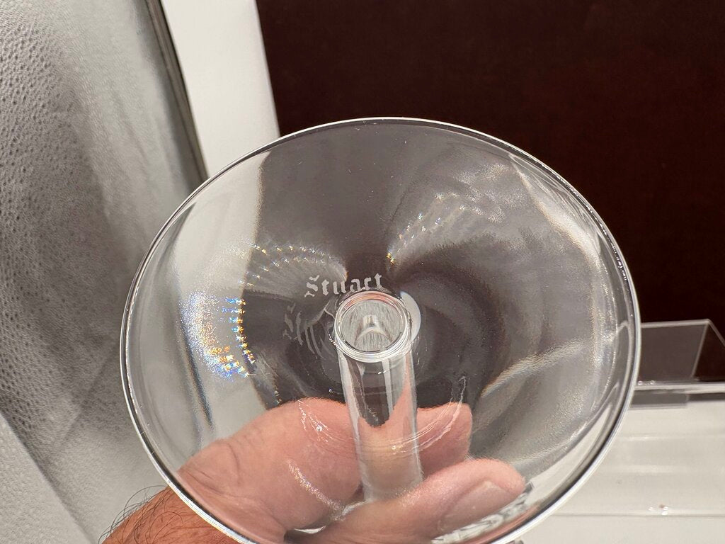 Stuart Crystal Manhattan Balloon Goblet 8"
