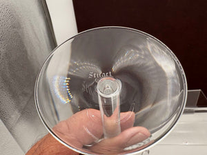 Stuart Crystal Manhattan Balloon Goblet 8"