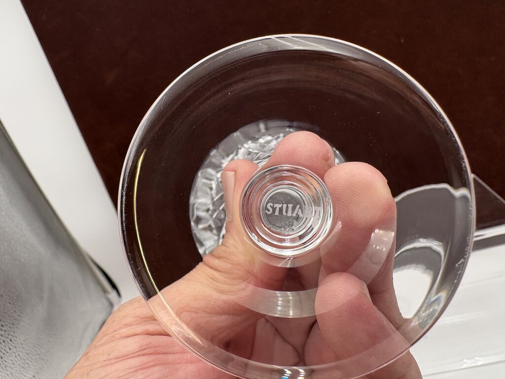 Stuart Crystal Manhattan Balloon Goblet 7.25"