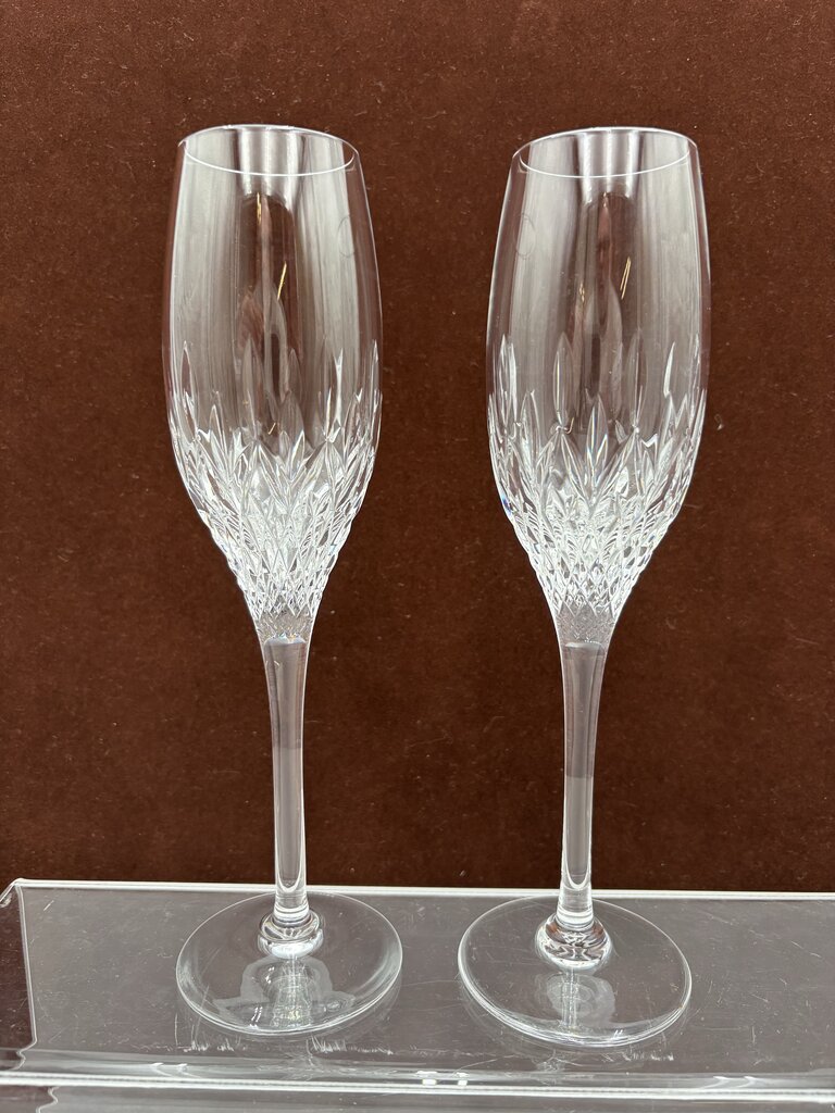 Stuart Crystal Manhattan Champagne Flute 9.25"