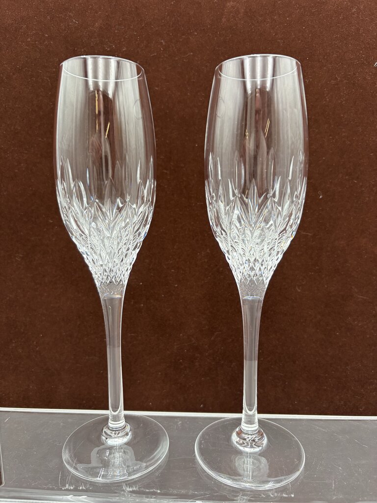 Stuart Crystal Manhattan Champagne Flute 9.25"
