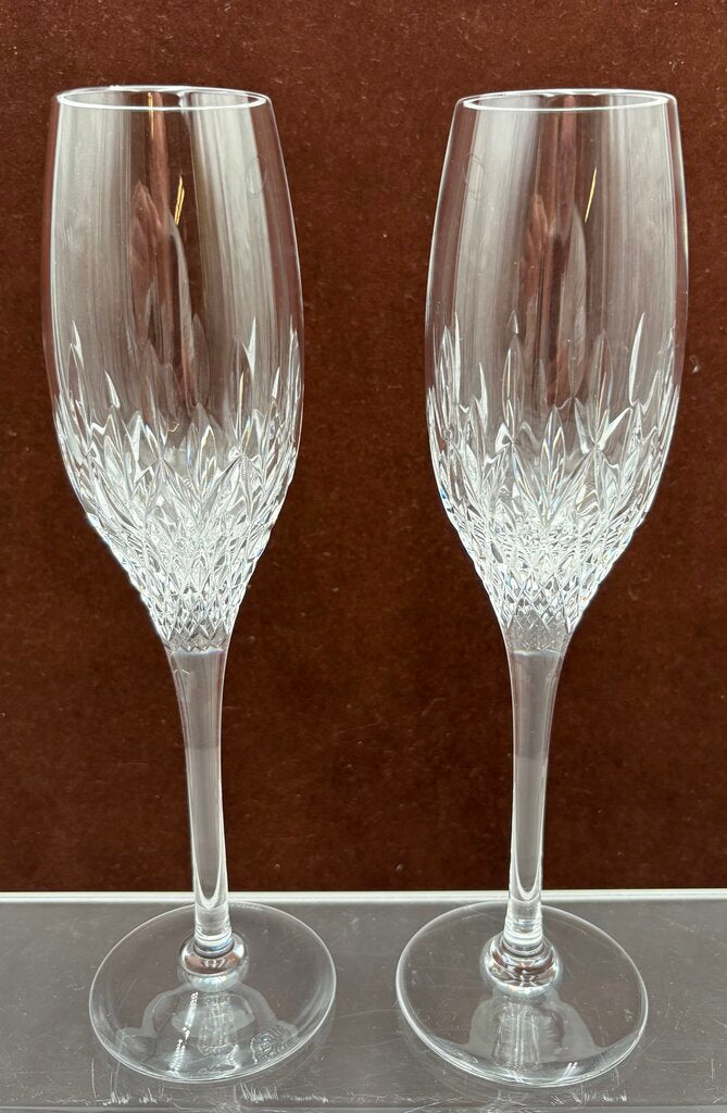 Stuart Crystal Manhattan Champagne Flute 9.25"