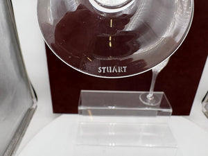 Stuart Crystal Manhattan Champagne Flute 9.25"