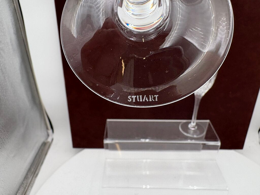 Stuart Crystal Manhattan Champagne Flute 9.25"