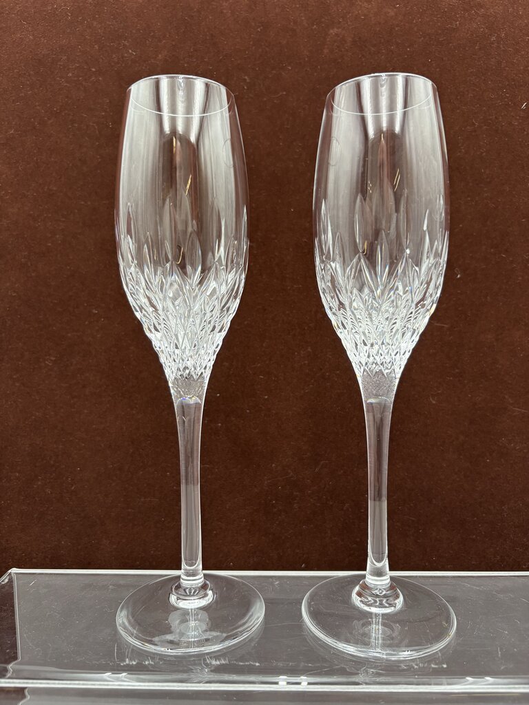 Stuart Crystal Manhattan Champagne Flute 9.25"