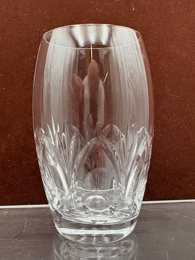 Spiegelau Cut Crystal Begonia Thumbprint Pattern Tumbler 4.5"